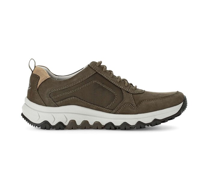 Gabor Rollingsoft Sneaker Low Grün - Materialmix Leder/Textil
