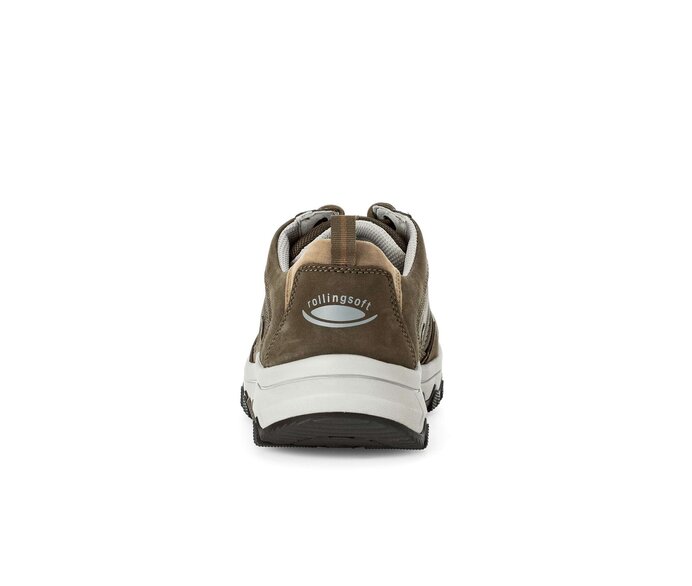 Gabor Rollingsoft Sneaker Low Grün - Materialmix Leder/Textil