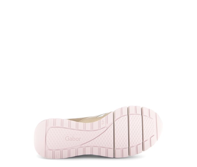 Gabor Sneaker Low Gold - Materialmix Leder