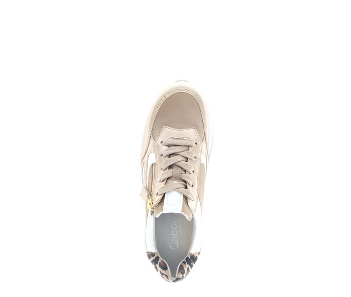 Gabor Sneaker Low Gold - Materialmix Leder