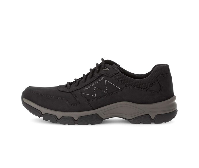Pius Gabor Sneaker Low Schwarz - Materialmix Leder/Textil