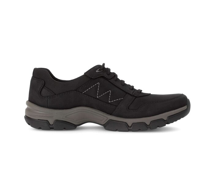 Pius Gabor Sneaker Low Schwarz - Materialmix Leder/Textil