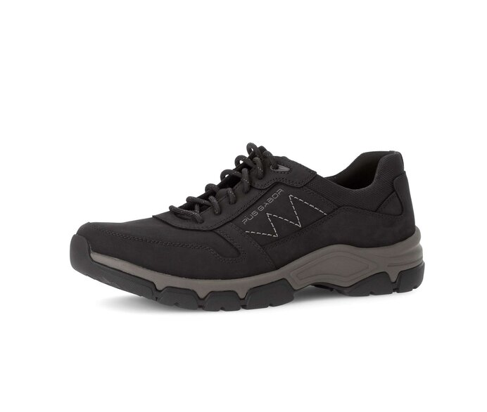 Pius Gabor Sneaker Low Schwarz - Materialmix Leder/Textil