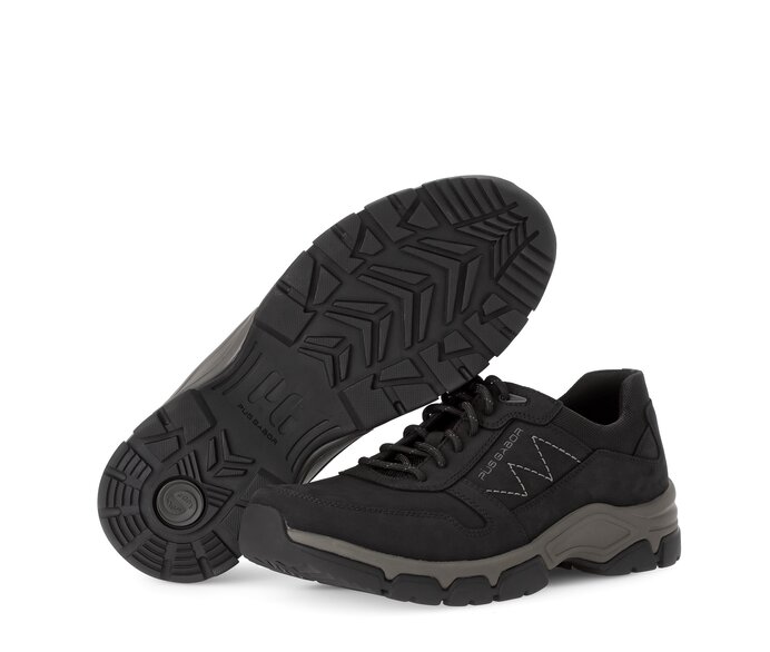 Pius Gabor Sneaker Low Schwarz - Materialmix Leder/Textil
