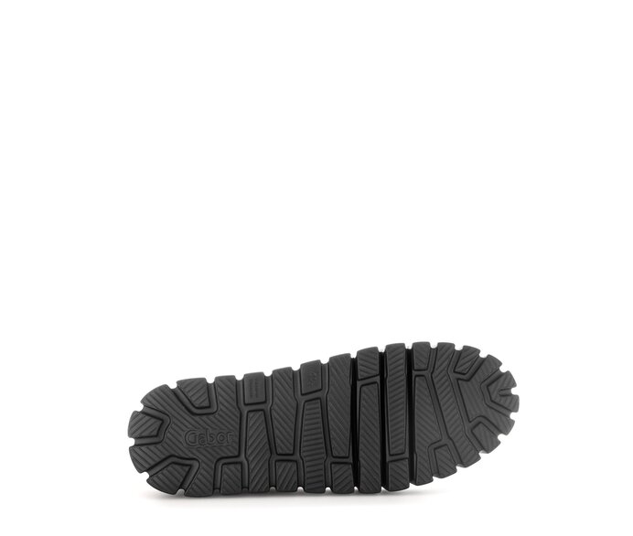Gabor Plateau Stiefelette Grau - Rauleder
