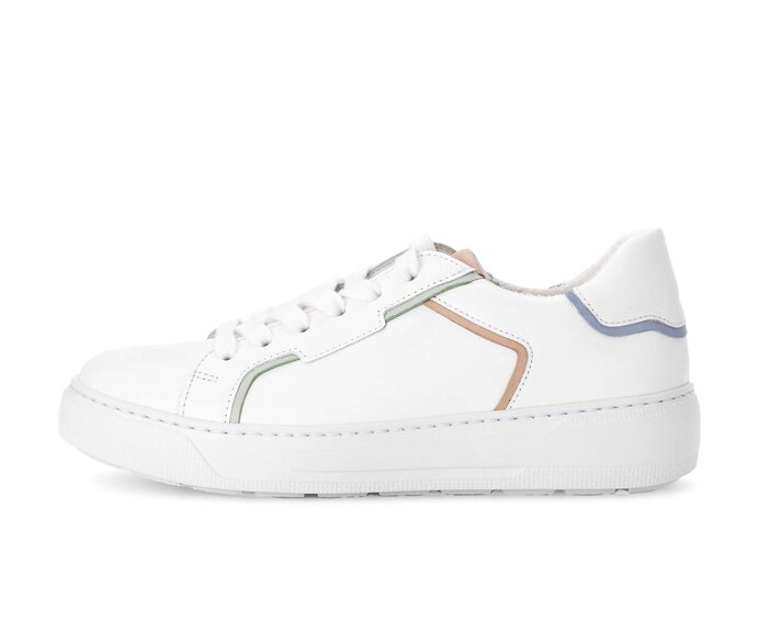 Gabor Sneaker Low Weiß - Materialmix Leder