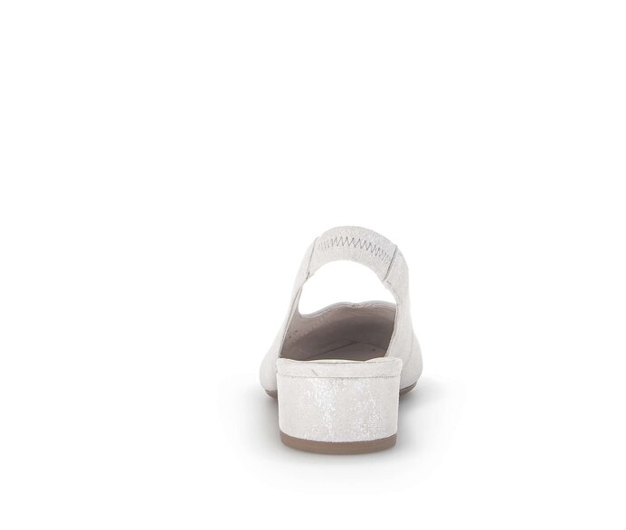 Gabor Slingpumps Silber - Effektleder