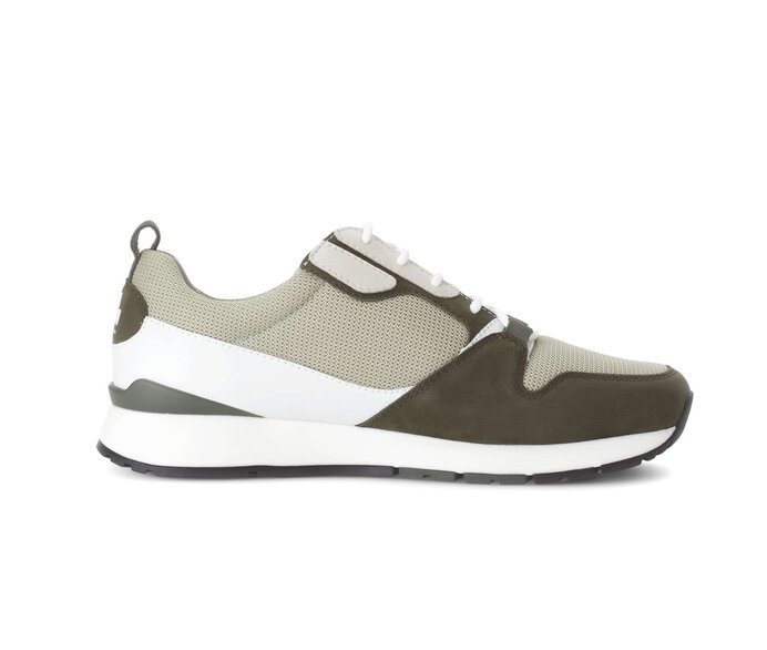 Pius Gabor Sneaker Low Grün - Materialmix Leder/Textil