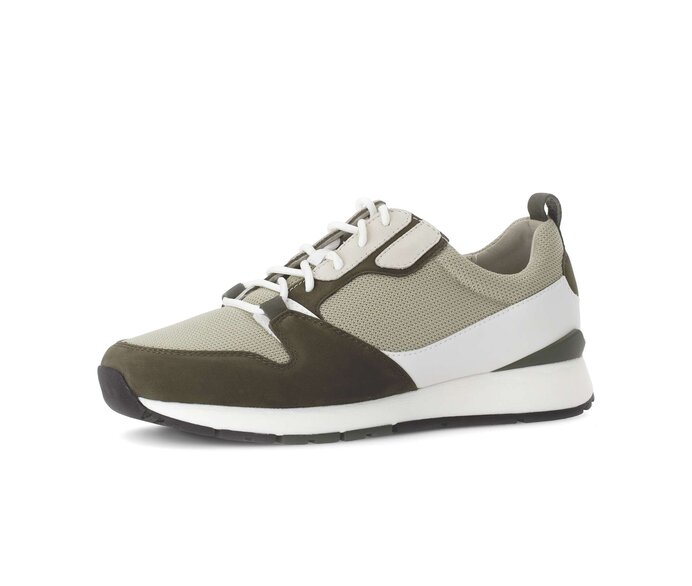Pius Gabor Sneaker Low Grün - Materialmix Leder/Textil