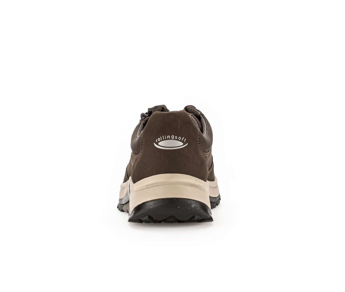 Gabor Rollingsoft Sneaker Low Braun - Materialmix Leder/Textil