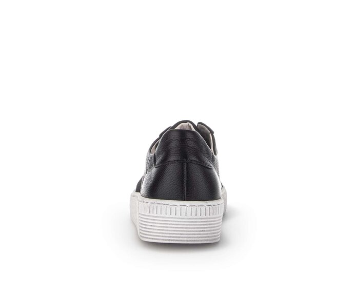 Gabor Sneaker Low Schwarz - Glattleder