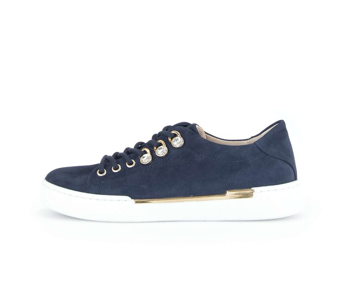 Gabor Sneaker Low Blau - Rauleder