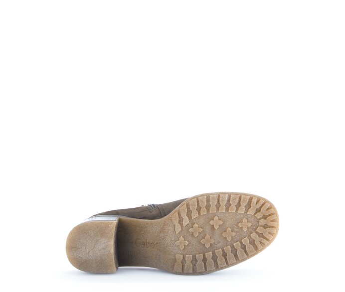 Gabor Plateau Stiefelette Braun - Rauleder
