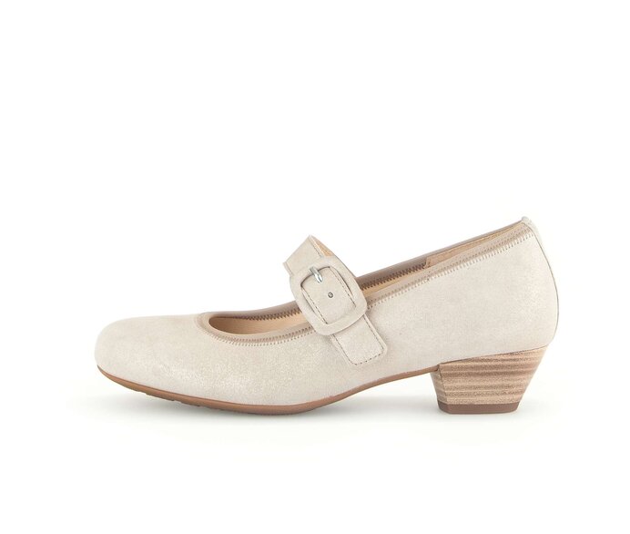 Gabor Spangenpumps Beige - Effektleder