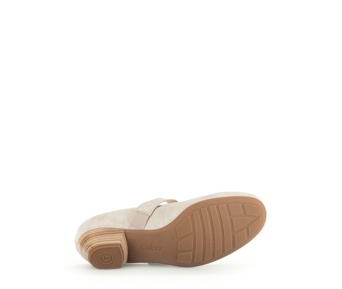 Gabor Spangenpumps Beige - Effektleder