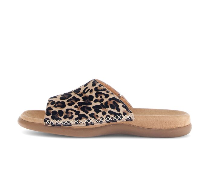 Gabor Pantolette Beige - Rauleder