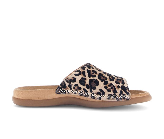 Gabor Pantolette Beige - Rauleder