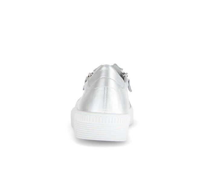 Gabor Sneaker Low Silber - Effektleder