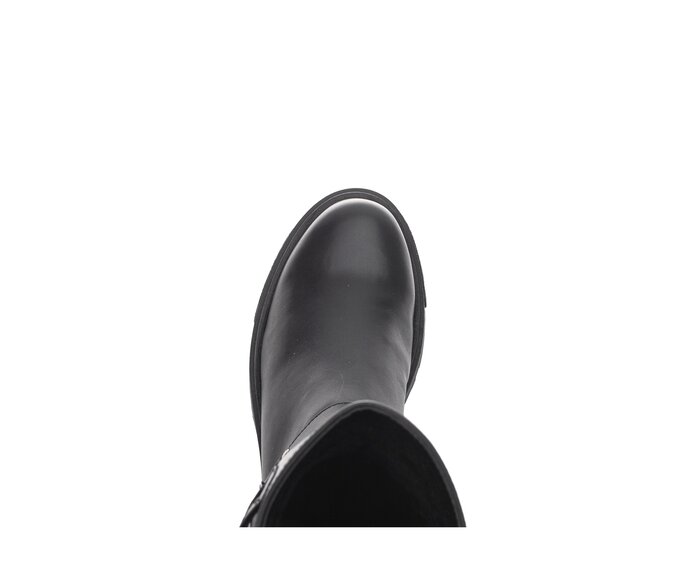 Gabor Biker Boots Schwarz - Glattleder