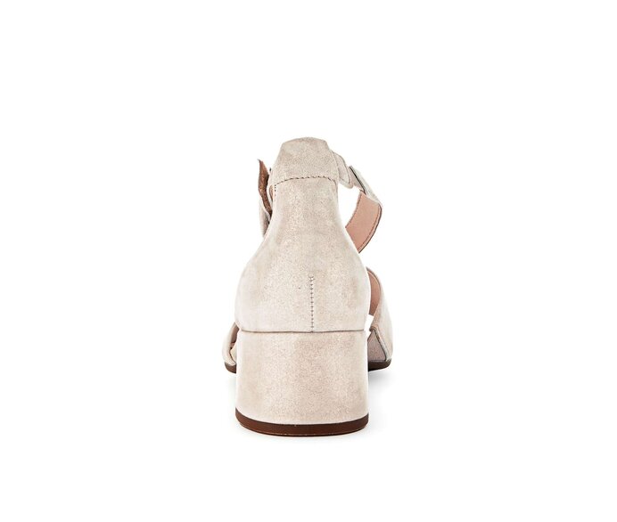 Gabor Riemchensandale Beige - Effektleder