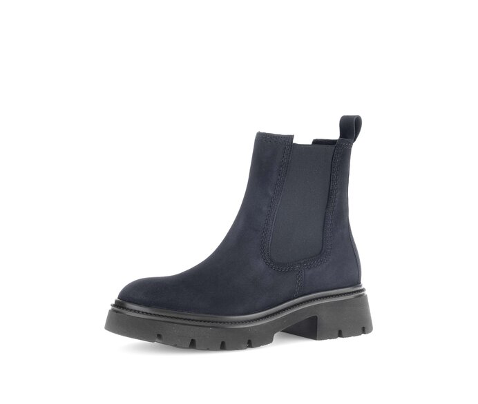 Gabor Chelsea Boot Blau - Rauleder