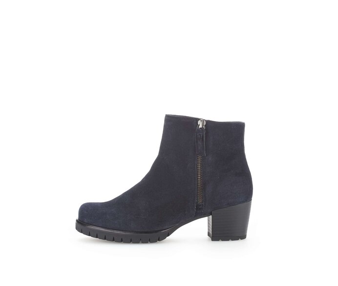 Gabor Sportliche Stiefelette Blau - Rauleder