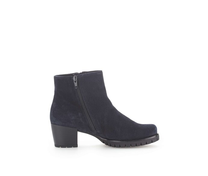 Gabor Sportliche Stiefelette Blau - Rauleder