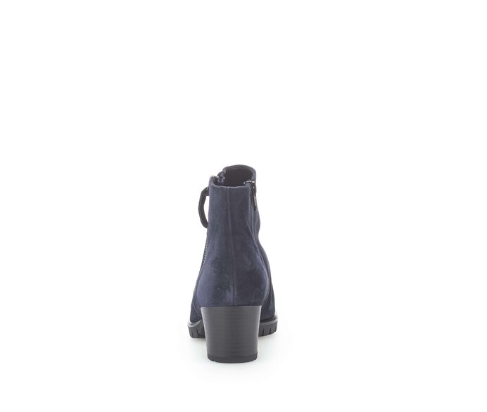 Gabor Sportliche Stiefelette Blau - Rauleder