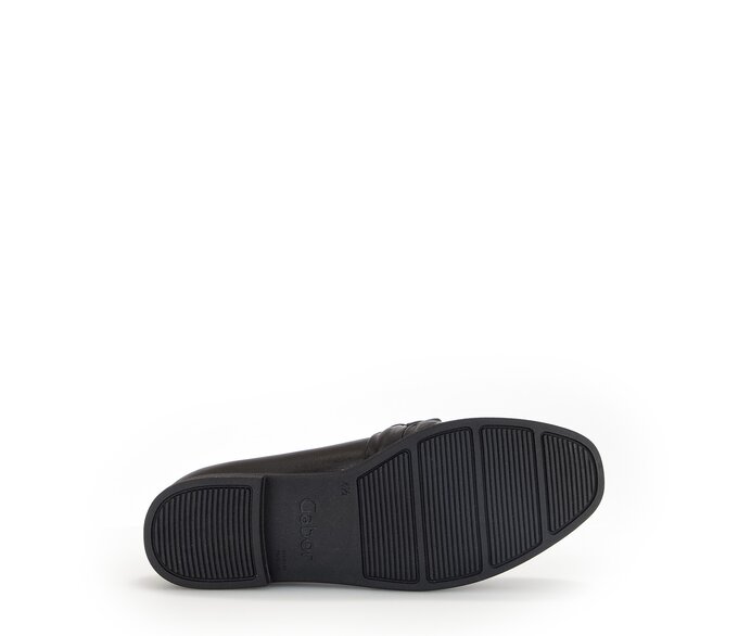 Gabor Slipper Schwarz - Glattleder