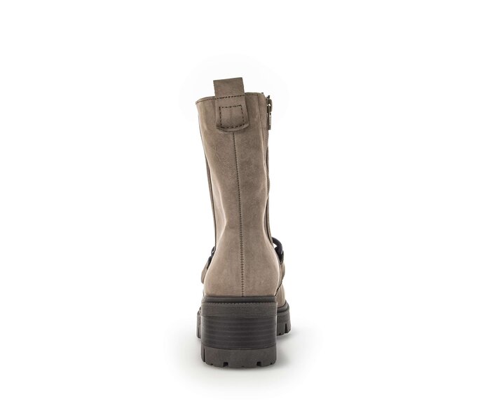 Gabor Biker Boots Grau - Rauleder