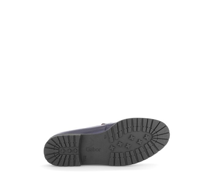 Gabor Slipper Blau - Glattleder