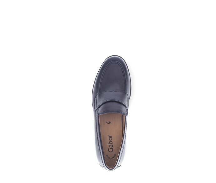 Gabor Slipper Blau - Glattleder