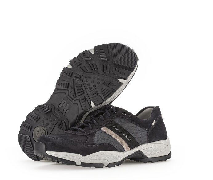 Pius Gabor Sneaker Low Blau - Materialmix Leder/Lederimitat