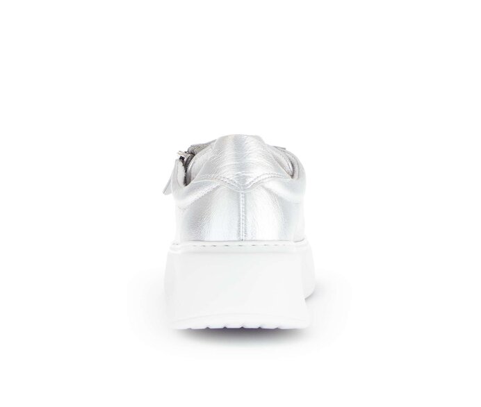 Gabor Sneaker Low Silber - Effektleder