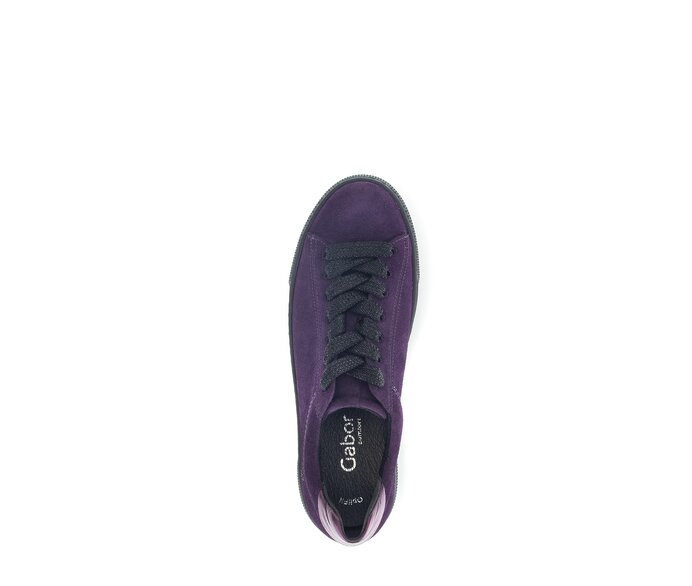 Gabor Sneaker Low Lila - Materialmix Leder