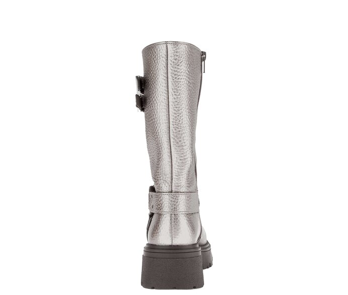 Gabor Biker Boots Grau - Effektleder