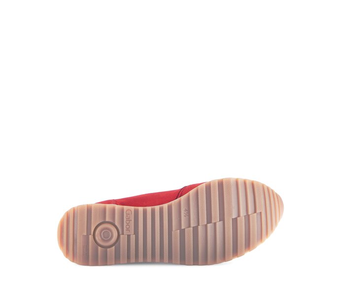 Gabor Sneaker Low Rot - Materialmix Leder