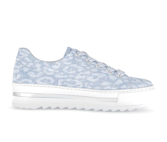 Gabor Sneaker Low Blau - Effektleder