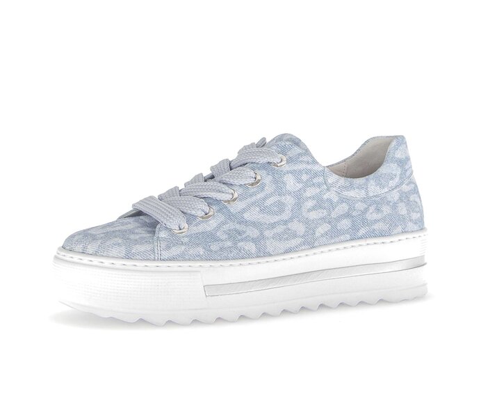 Gabor Sneaker Low Blau - Effektleder