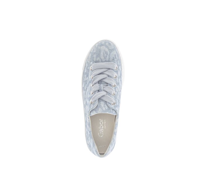Gabor Sneaker Low Blau - Effektleder