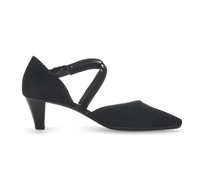Gabor Spangenpumps Schwarz - Rauleder