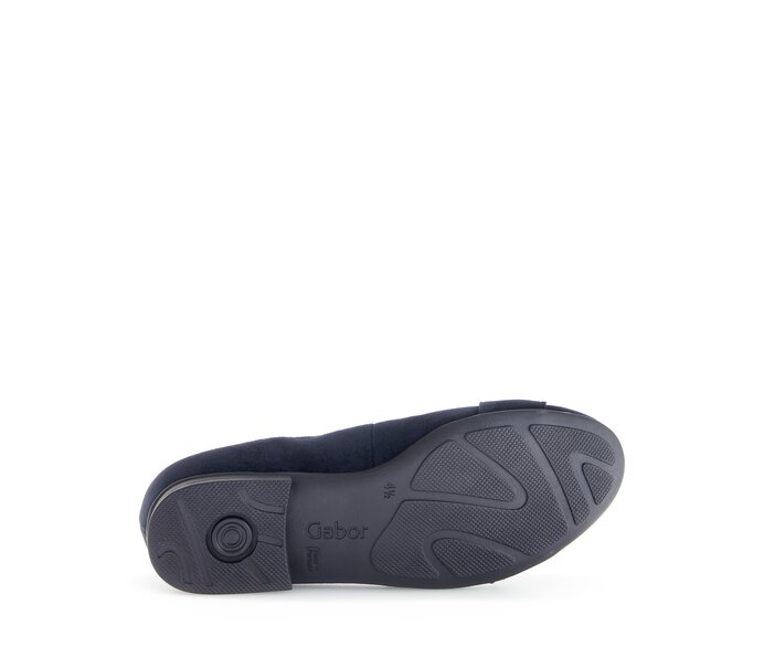 Gabor Eleganter Ballerina Blau - Rauleder