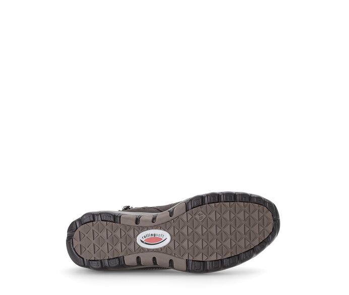 Gabor Sportliche Stiefelette Grau - Rauleder