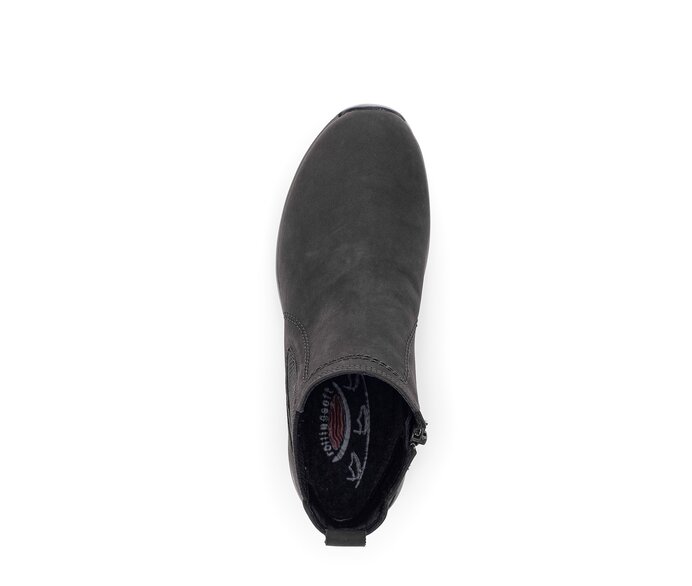 Gabor Sportliche Stiefelette Grau - Rauleder