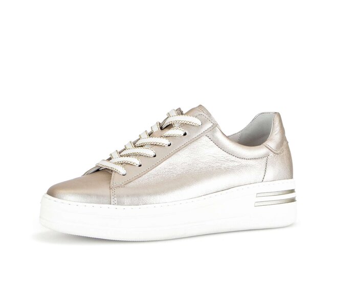 Gabor Sneaker Low Gold - Effektleder