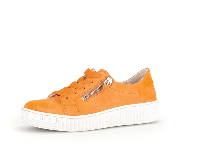 Gabor Sneaker Low Orange - Rauleder