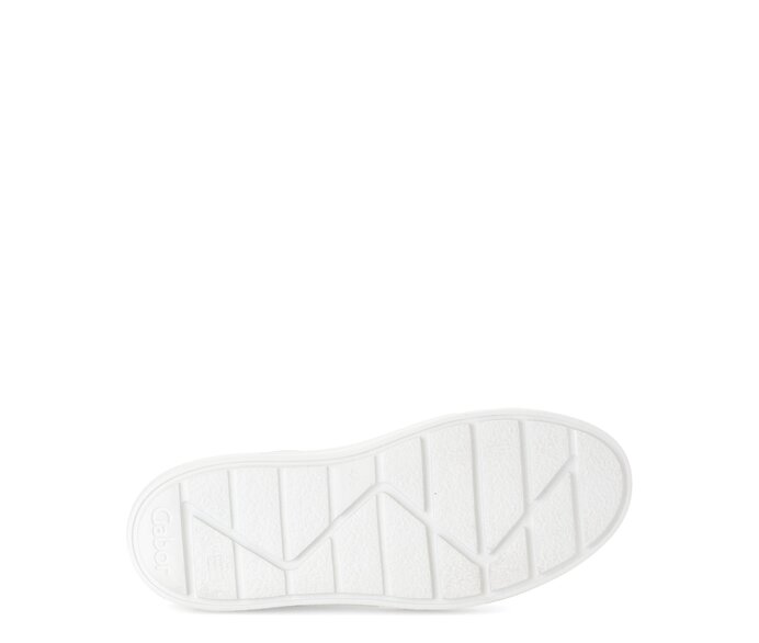 Gabor Sneaker Low Silber - Materialmix Leder