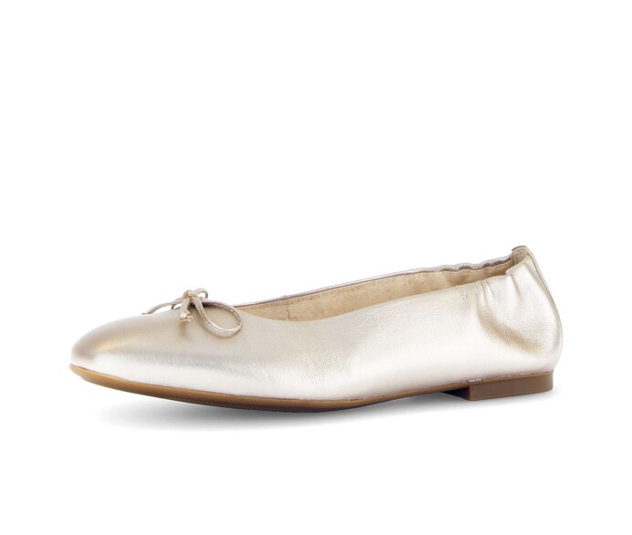 Gabor Eleganter Ballerina Gold - Effektleder