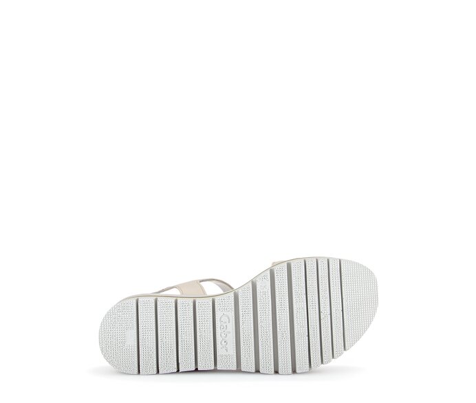 Gabor Riemchensandale Beige - Glattleder