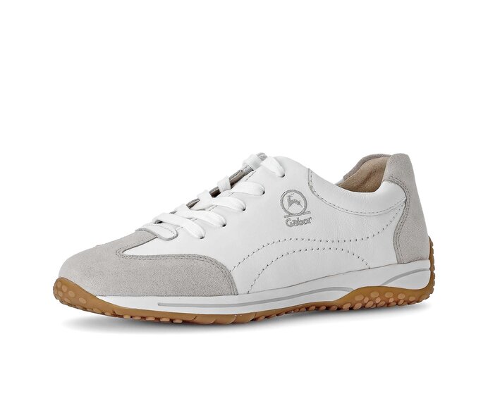 Gabor Sneaker Low Weiß - Glattleder